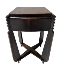 Art Deco Amsterdamse School Side Table by Architect Christiaan Bartels, 1920s